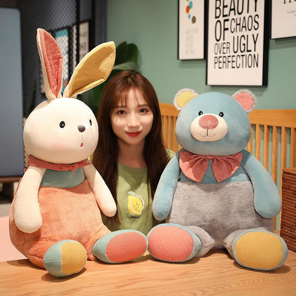 Cute Rabbit Sleeping Pillow Soothing Doll Cloth Doll