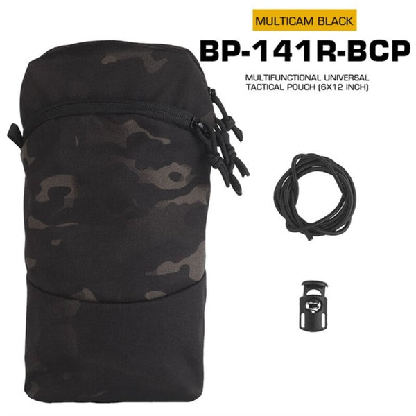 Tactical MOLLE Cylindrical Bag, 1.5L, for FCPC & GP Backpacks.