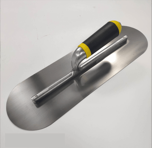 High Quality Stainless Trimming shovel, 35 Cm x 5 cm, very suitable for buckets, slate, plaster, concrete, curved handle, high c