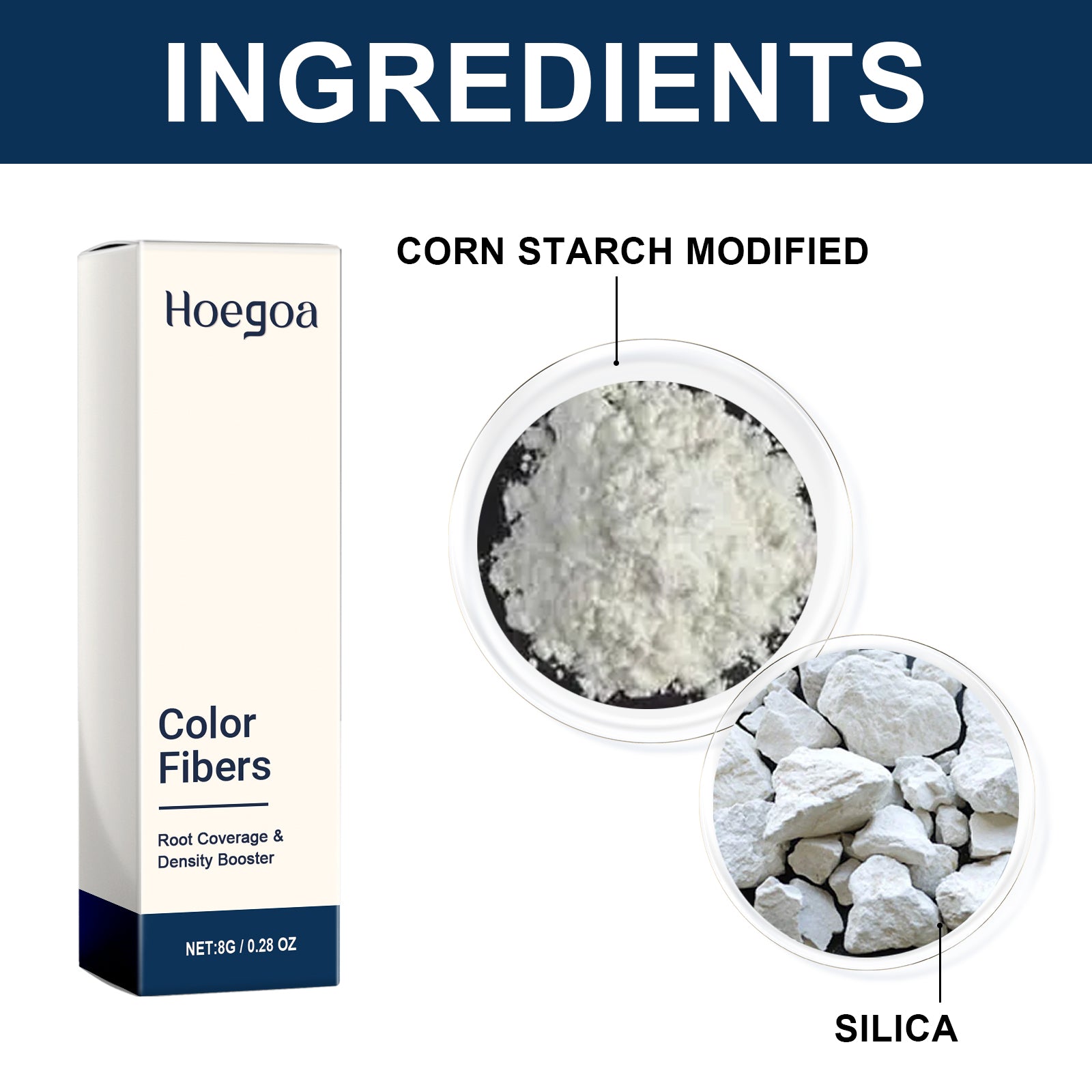 Color Fibers, Fill The Top Of Your Hairline With A Refreshing Fluffy Shade Powder