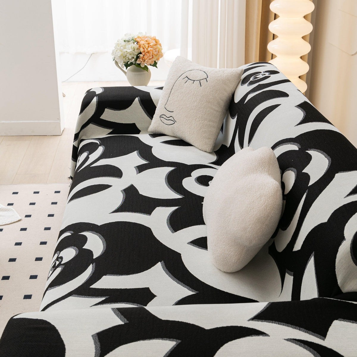 Chenille Sofa Cover Blanket, Couch Cover Blanket Throws for Couches Living Room Furniture Throw Covers