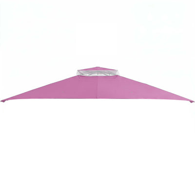 10 x 12 Feet Gazebo Replacement Top with Air Vent and Drainage Holes-Pink