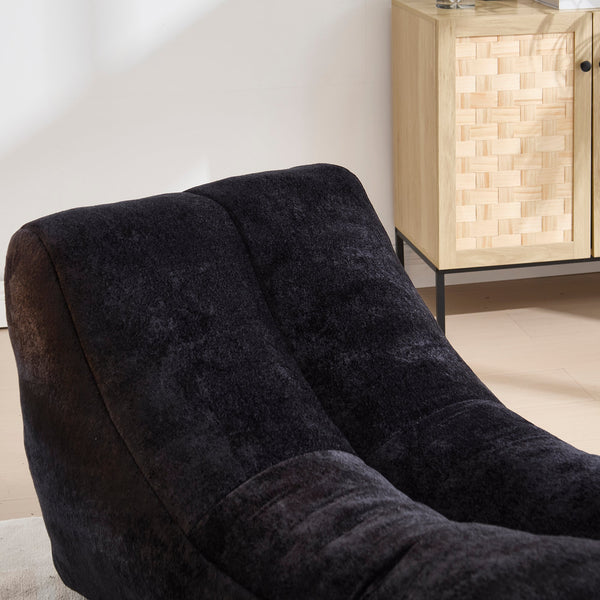 Black Bean Bag Sofa‑Lounger
