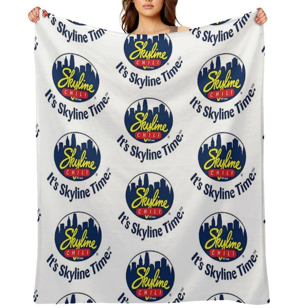 Skyline Chili Premium Throw Blanket