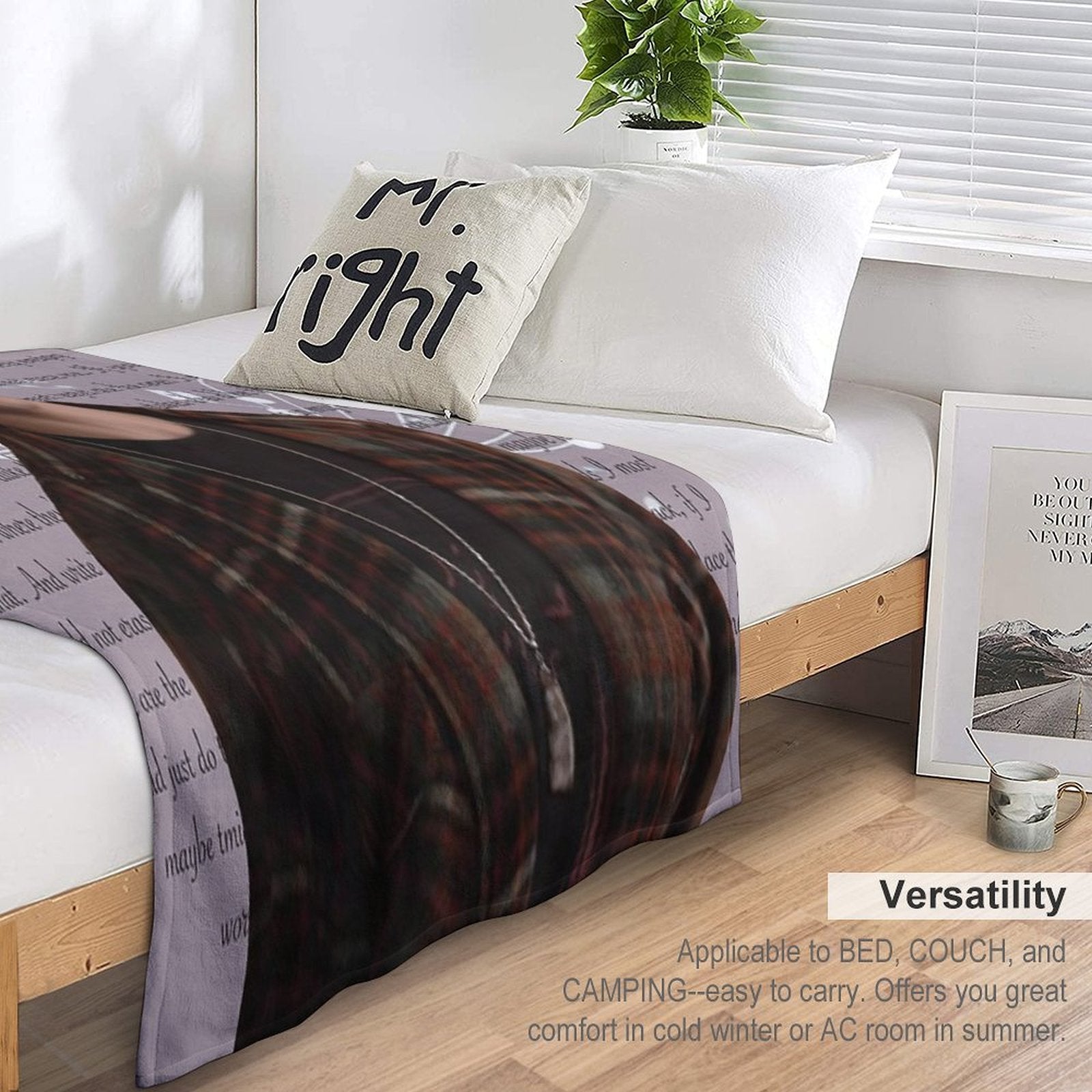 Unsaid Emily Lyrics Premium Throw Blanket