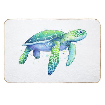 Green Sea Turtle Bath Mat
