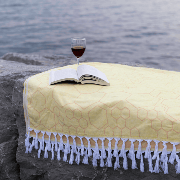Turkish Towel | Body Towel | Yellow + Orange
