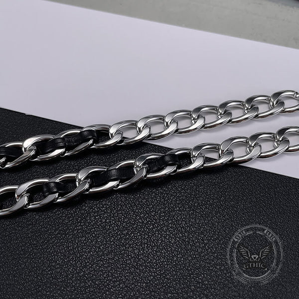 10mm Minimalist Stainless Steel Cuban Chain Necklace