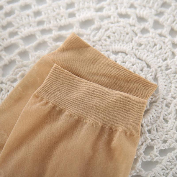 10Pairs High Quality Women Socks Velvet Silk Spring Summer Socks Breathable Soft Cotton Bottom Wicking Slip-resistant Short Socks For Women