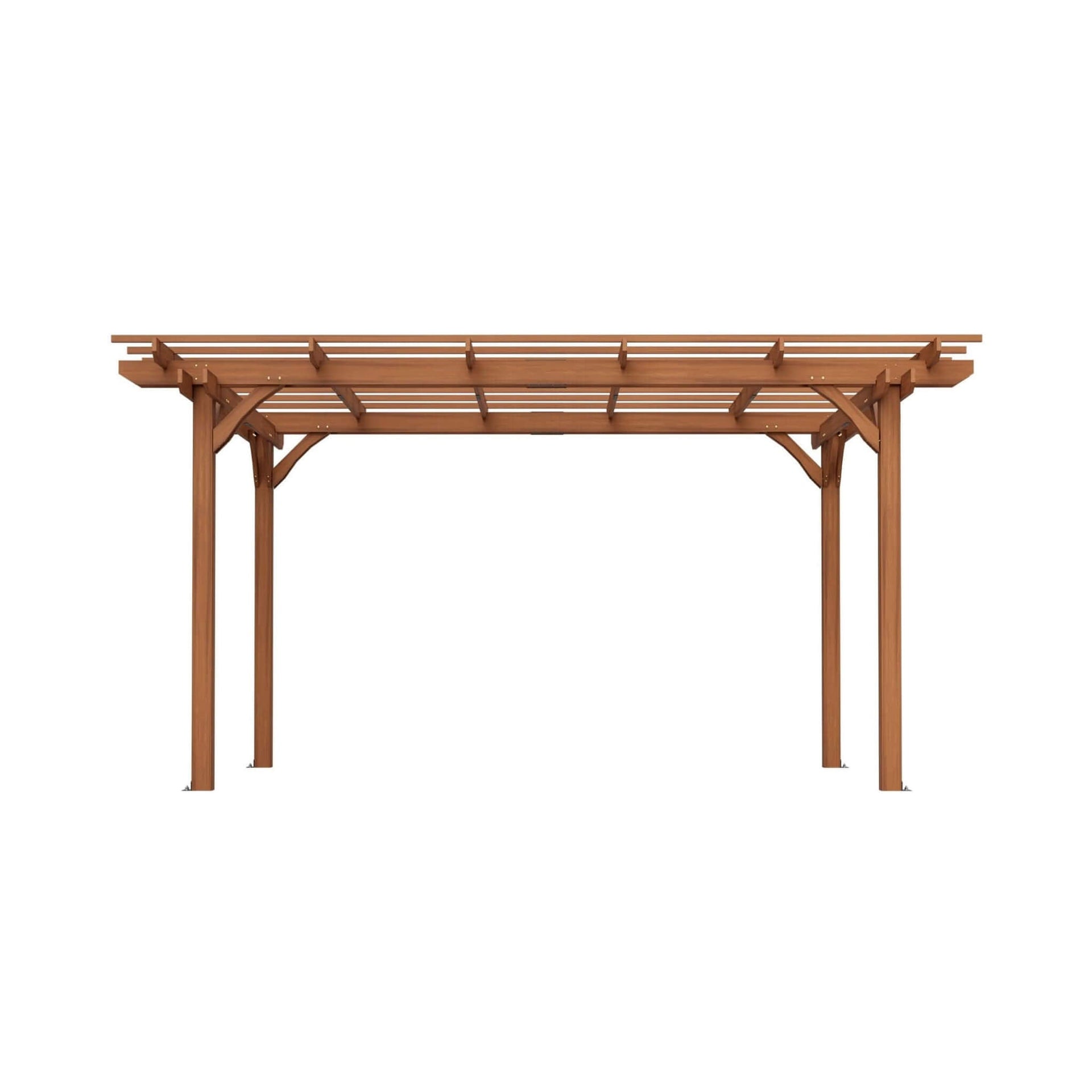 [10X12FT] Premium Extra-Large Outdoor Weather-Resistant Wooden Grape Pergola (SAK16278)