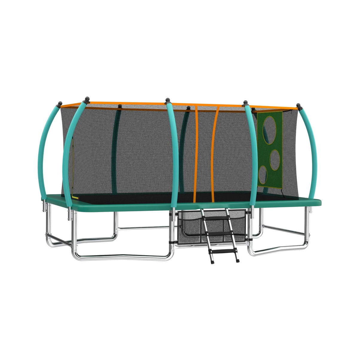 [10X16FT] Large Outdoor Rectangular Trampoline With Netting (SAK83017)