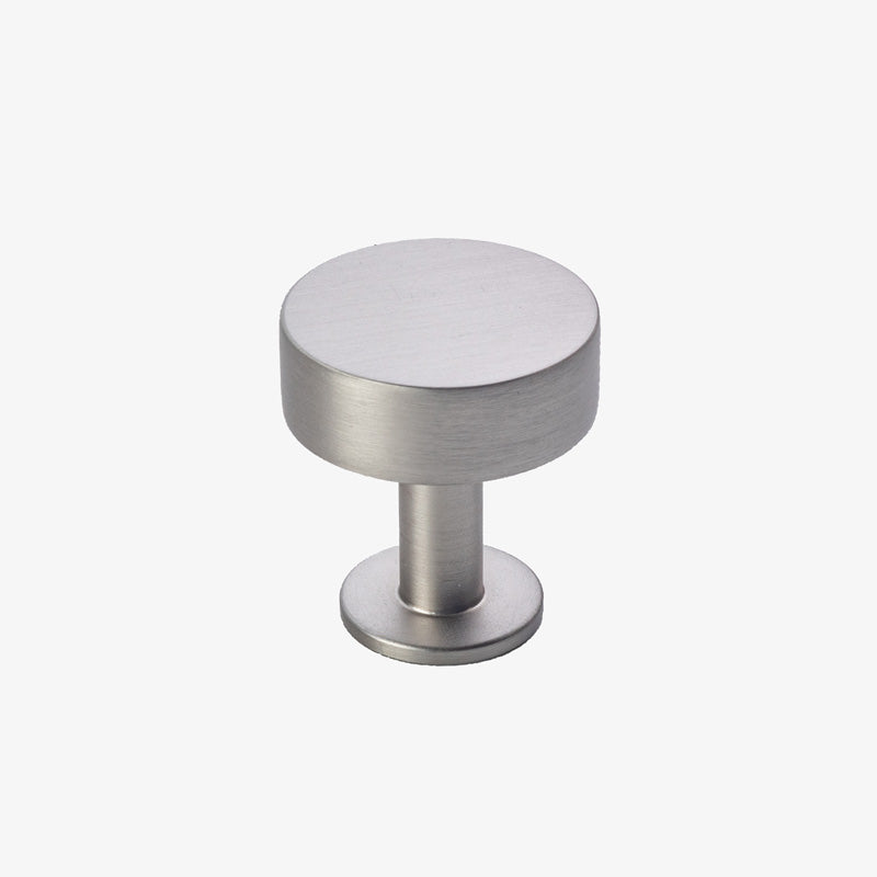 Lew's Square Bar Cabinet Knobs and Pulls in Brushed Nickel