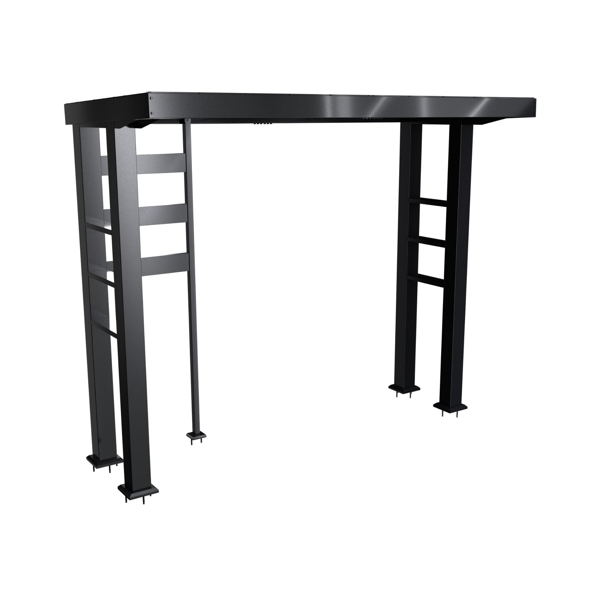 Imperial 110-Inch 4-Burner 72K BTU Deluxe Stainless Steel Outdoor Kitchen Grill Island With Wine Cooler, Rotisserie, Cabinets, And Granite Countertops (SAK94721)