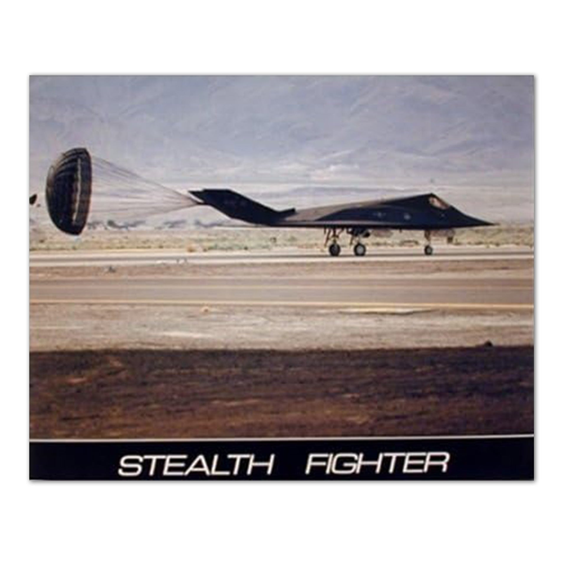 Stealth Fighter Jet Art – 16x20 Military Airplane Print on High Quality Paper