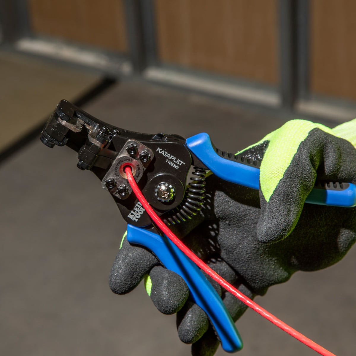 Klein Tools Katapult® 6.594 in Cast Alloy Chassis Wire Stripper/Cutter