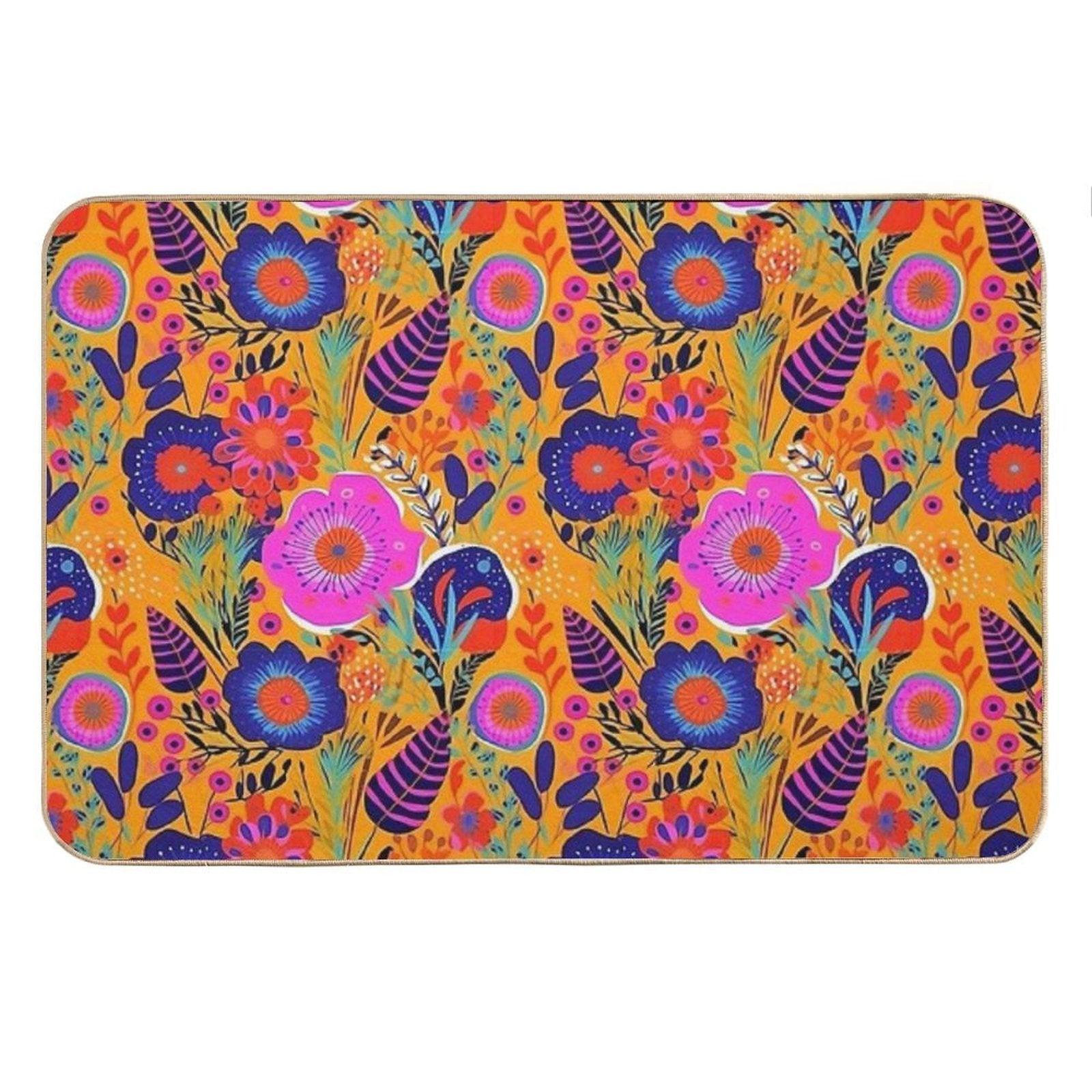 Botanically Bold - 70's Retro Bath Mat