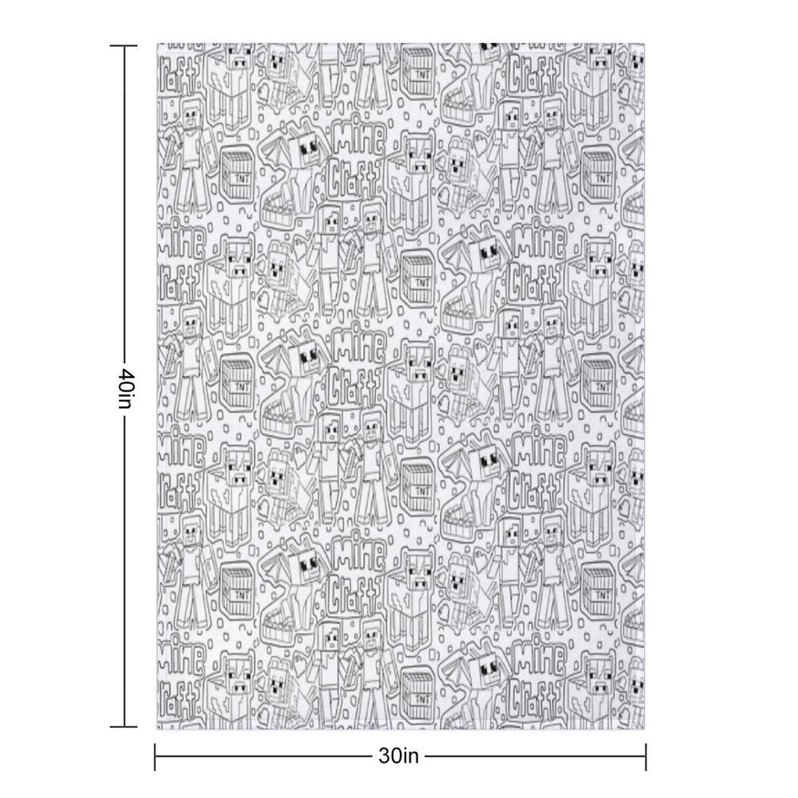 Minecraft Throw Blanket