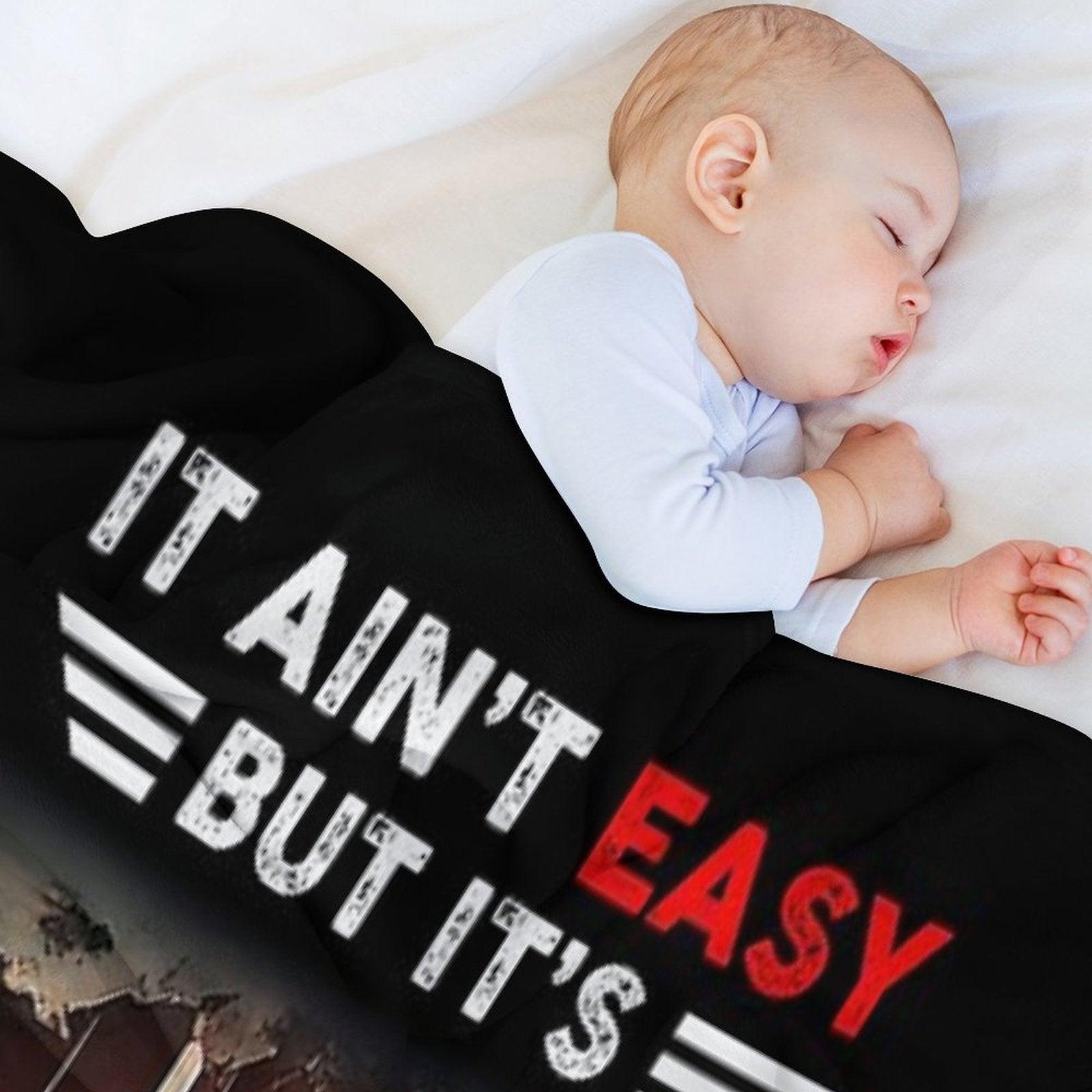 Truck It Ain&Rsquo;T Easy But It&Rsquo;S Fa Kenworth It Throw Blanket