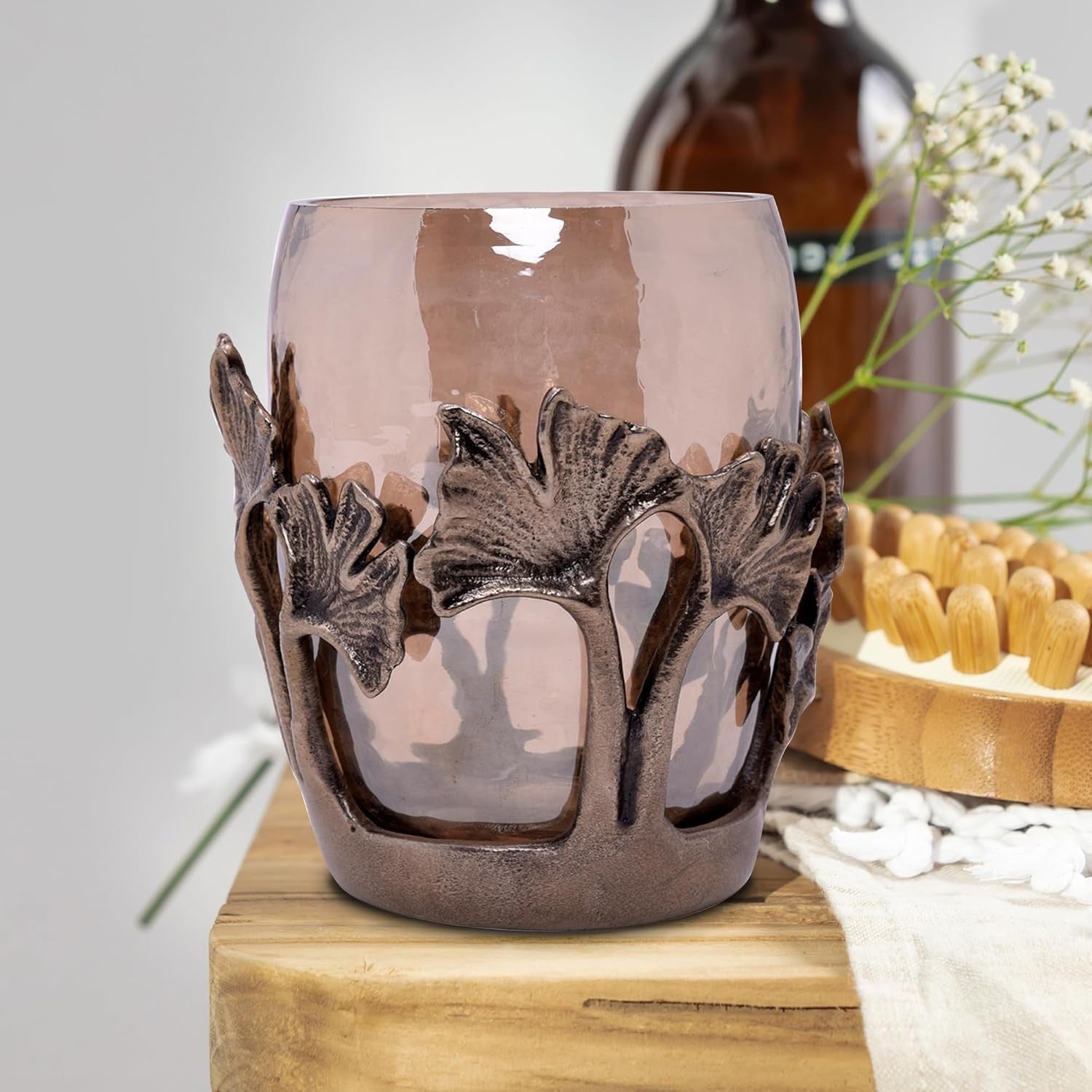 Elegant Aura – Stylish Bathroom Tumbler Contemporary Decorative Home Accent Decozen