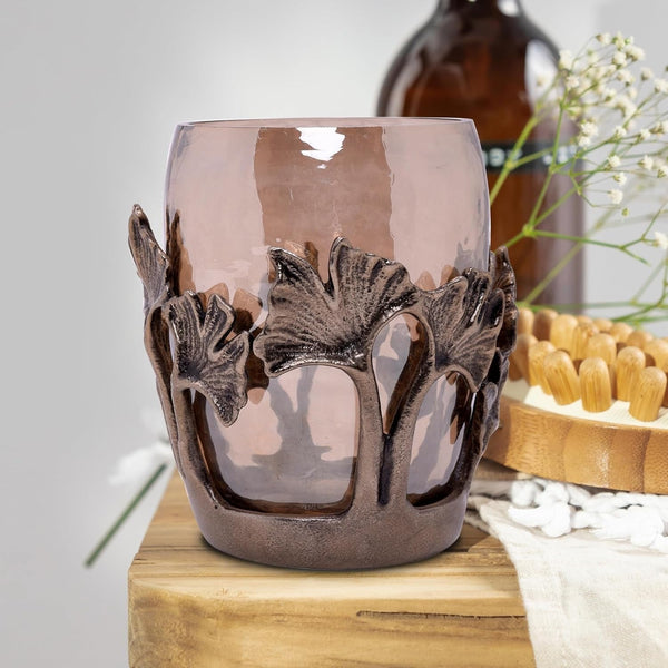 Elegant Aura – Stylish Bathroom Tumbler Contemporary Decorative Home Accent Decozen