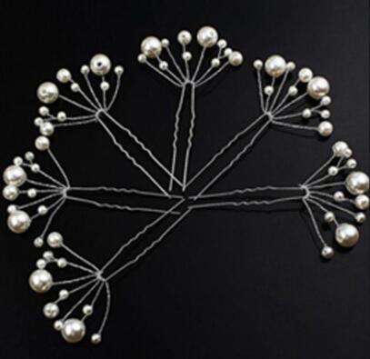 6 Pieces Wedding Bridal Hair Jewelry