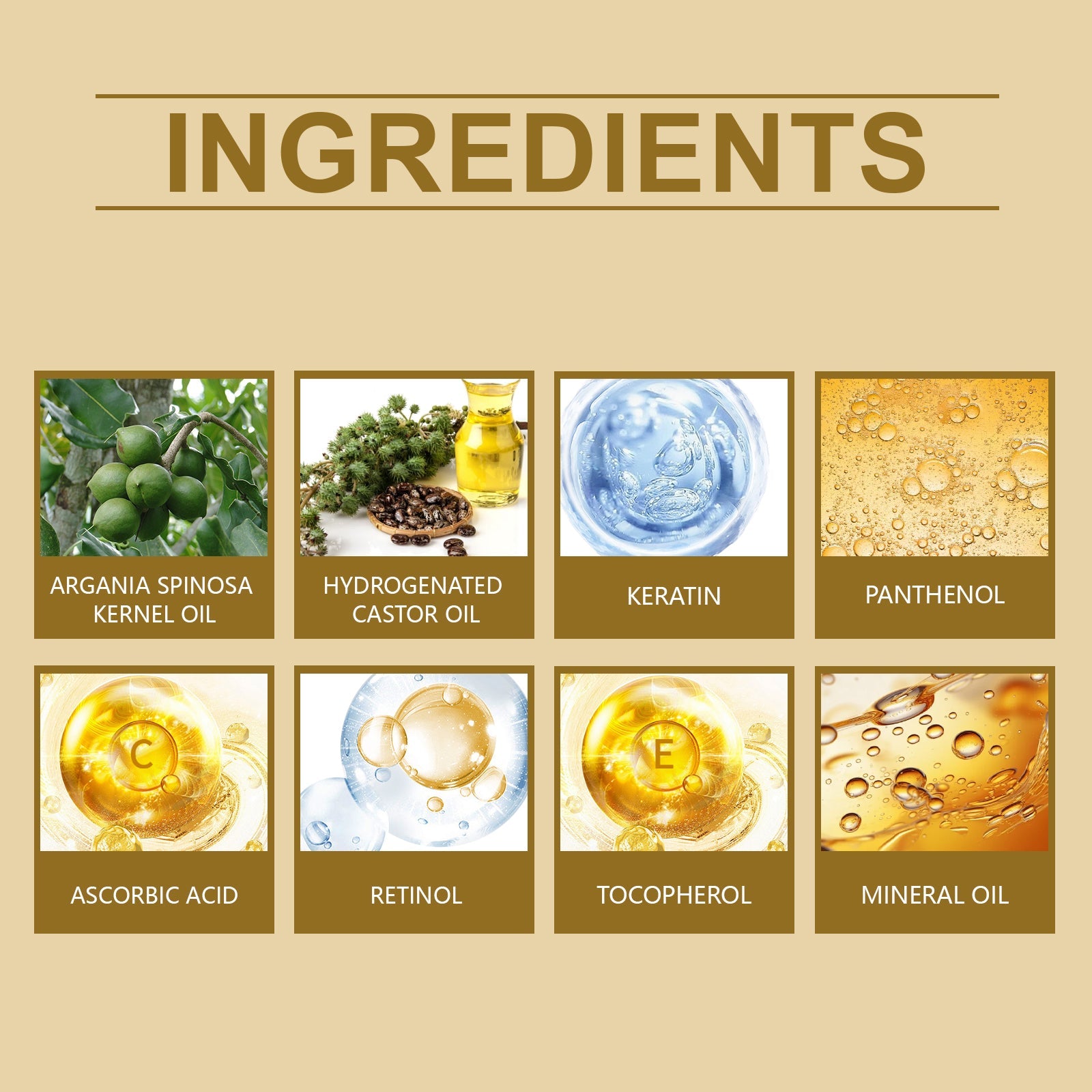 Argan Hair Care Oil Repair Dry Split Hair, Smooth And Glossy Hair Care Oil