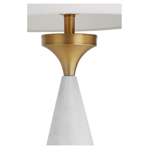 Solid Snow Table Lamp Designed by J. Kent Martin | White - Gifts for You 'n Me