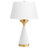 Solid Snow Table Lamp Designed by J. Kent Martin | White