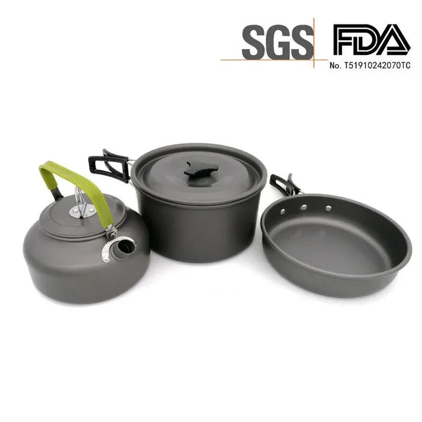 Ultra-light Aluminum Alloy Camping Cookware Utensils Outdoor Cooking Teapot