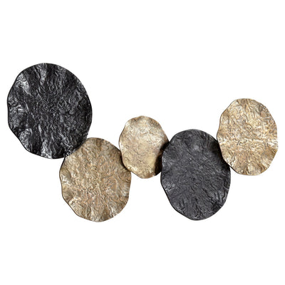 Conch Wall Art | Antique Brass And Black