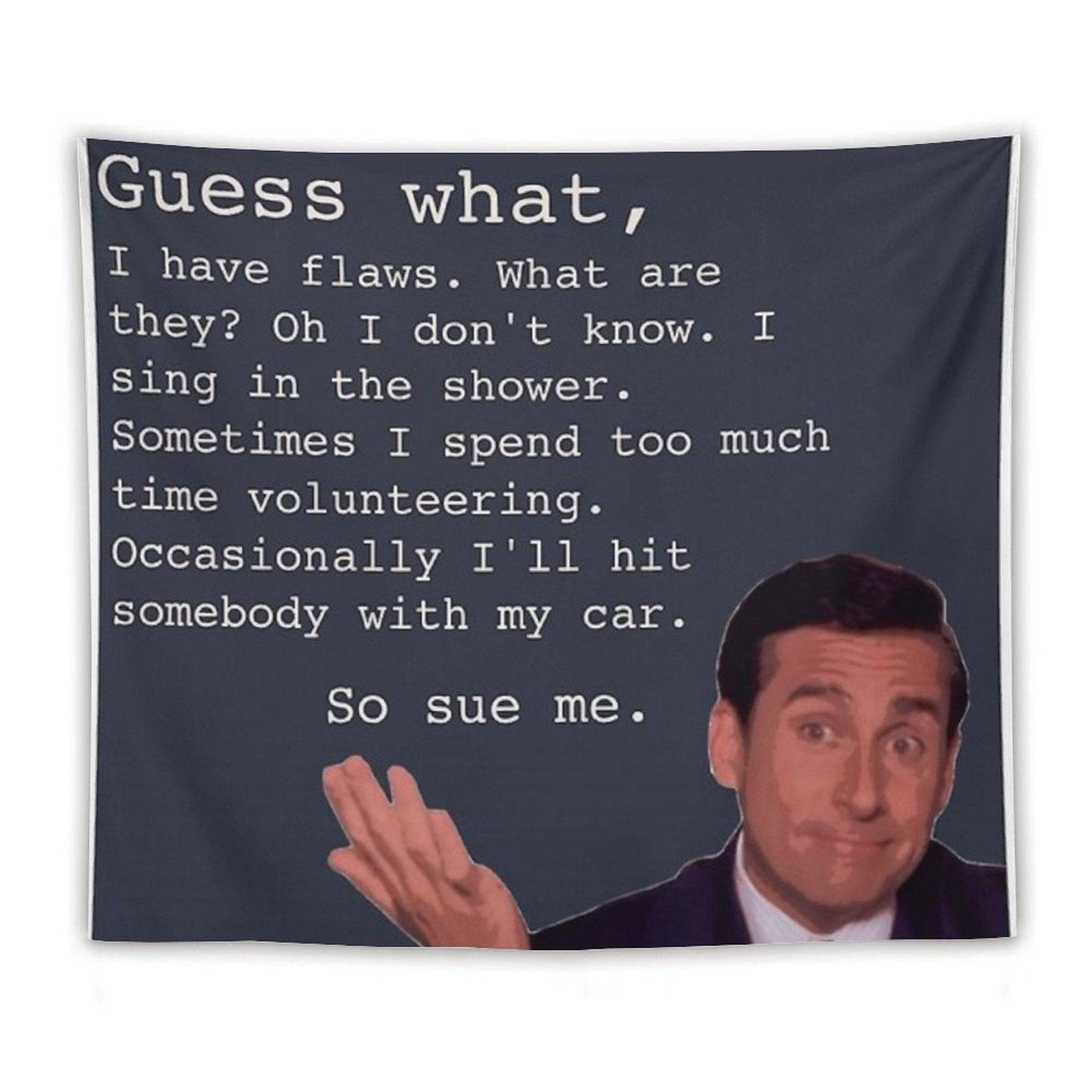 Michael Scott Quotes Tapestry