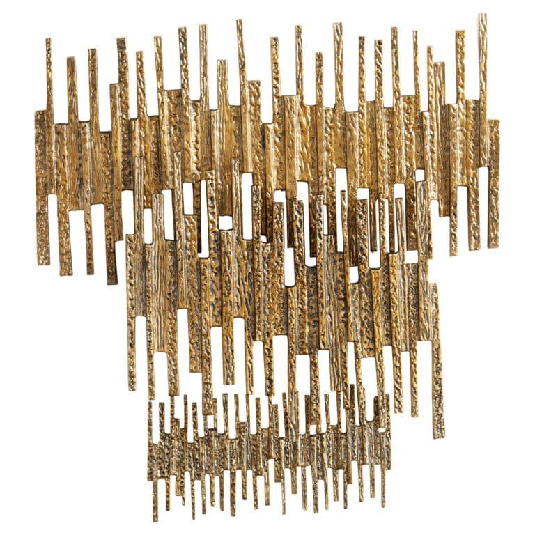 Ledger Wall Decor | Antique Brass