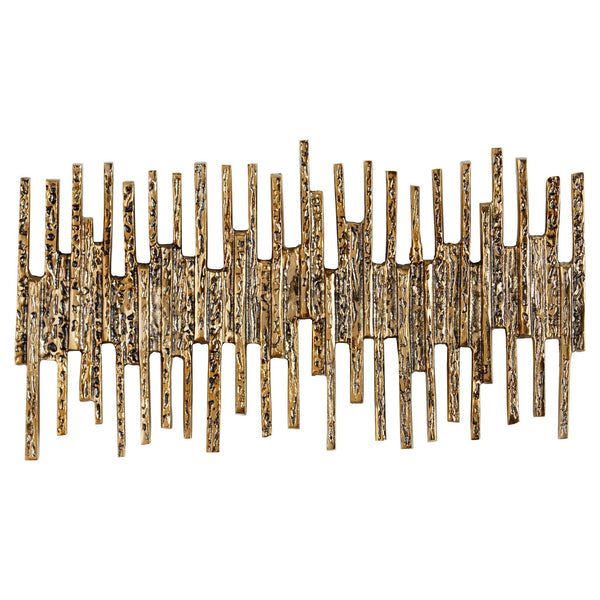 Ledger Wall Decor | Antique Brass