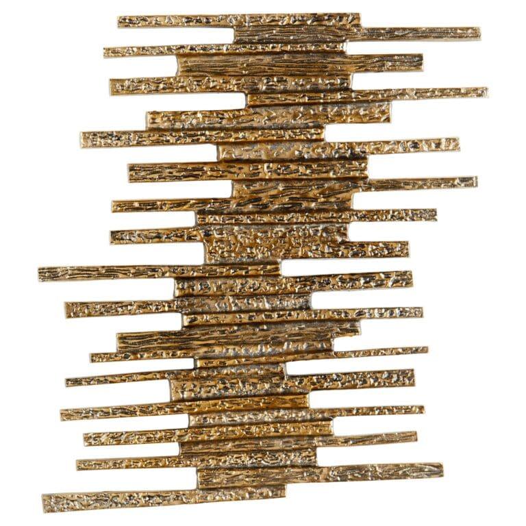 Ledger Wall Decor | Antique Brass