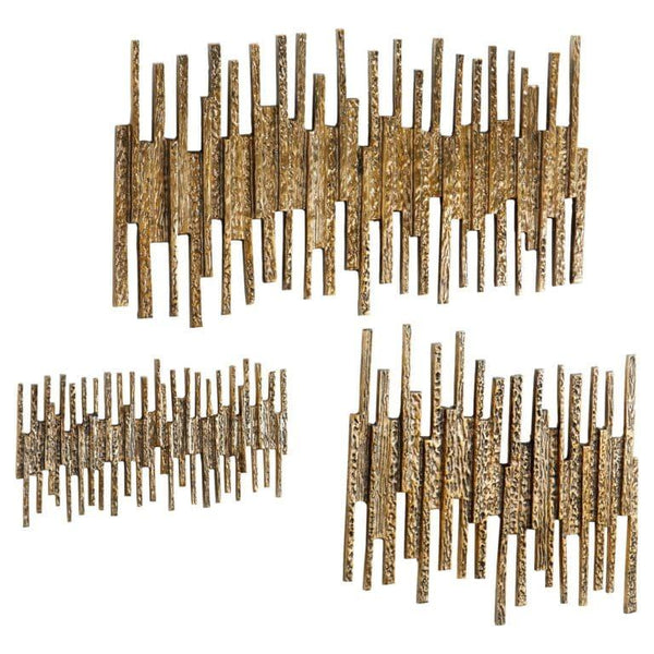 Ledger Wall Decor | Antique Brass