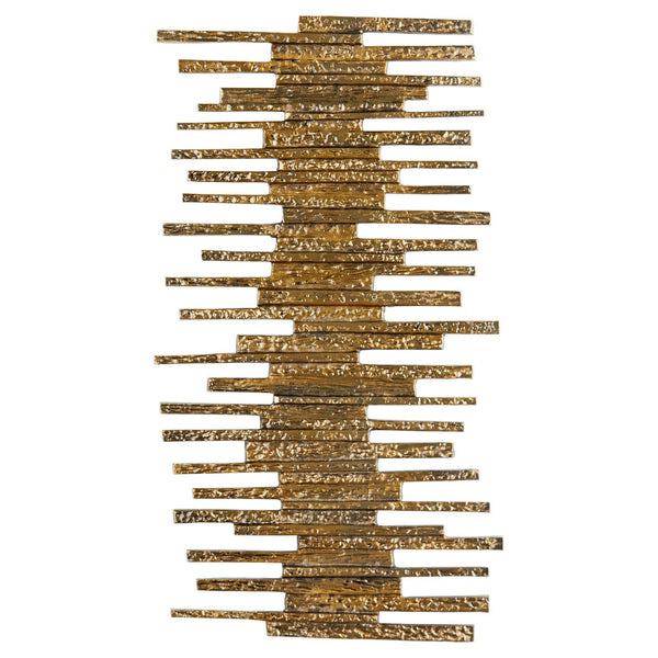 Ledger Wall Decor | Antique Brass