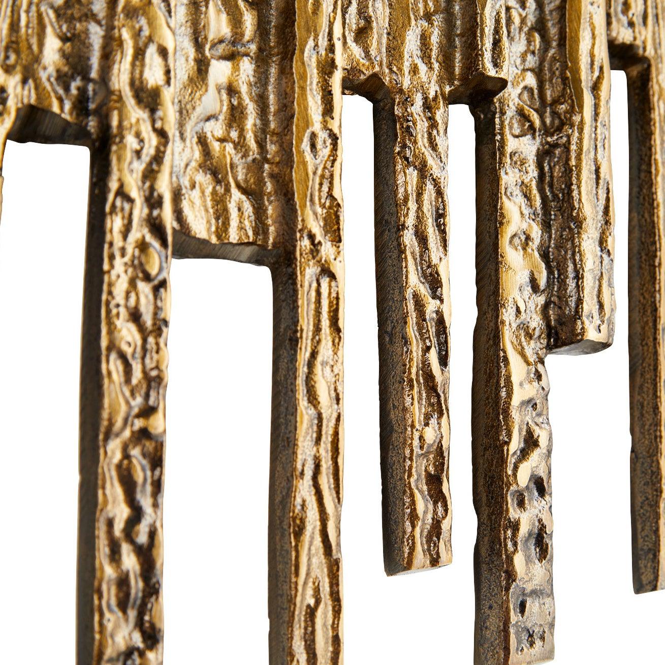 Ledger Wall Decor | Antique Brass