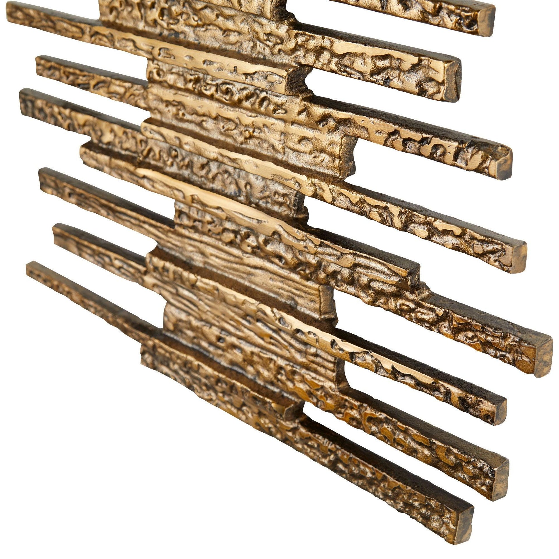 Ledger Wall Decor | Antique Brass
