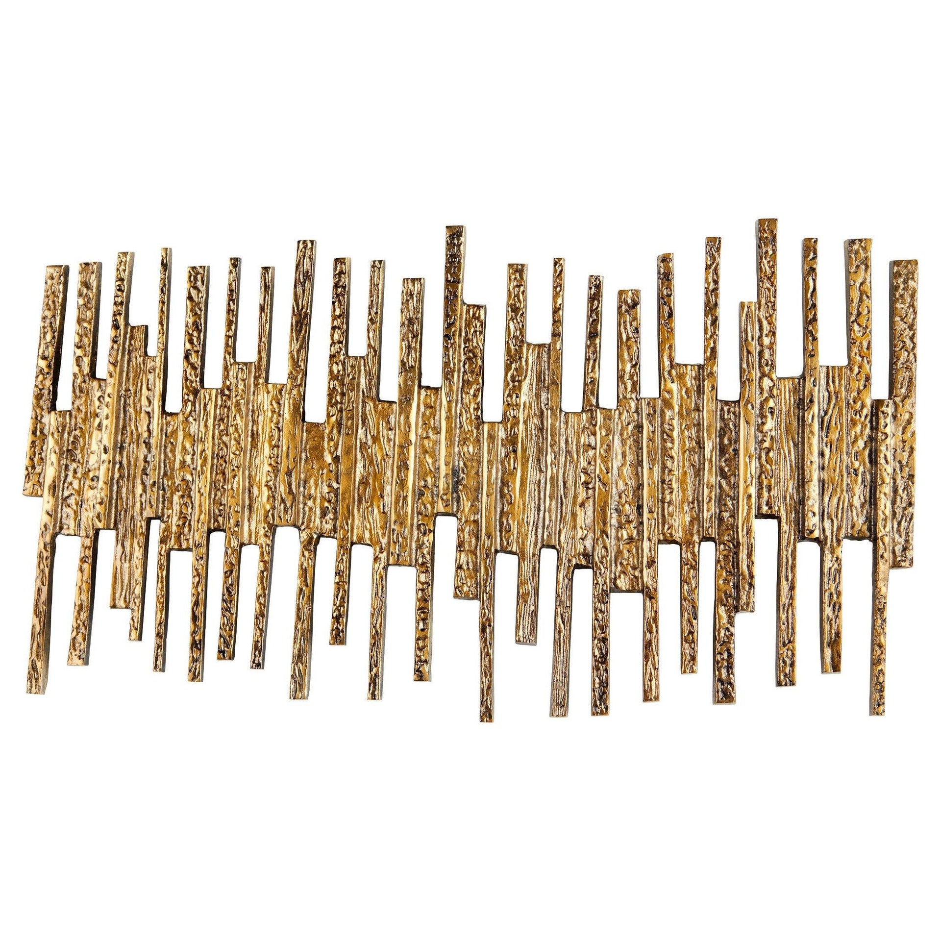 Ledger Wall Decor | Antique Brass