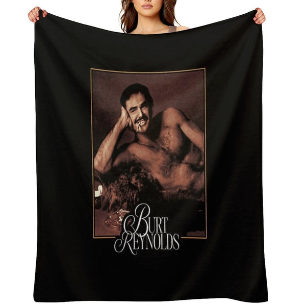 Classic Burt Reynolds Travel-friendly Throw Blanket