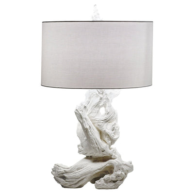 Driftwood Table Lamp | White
