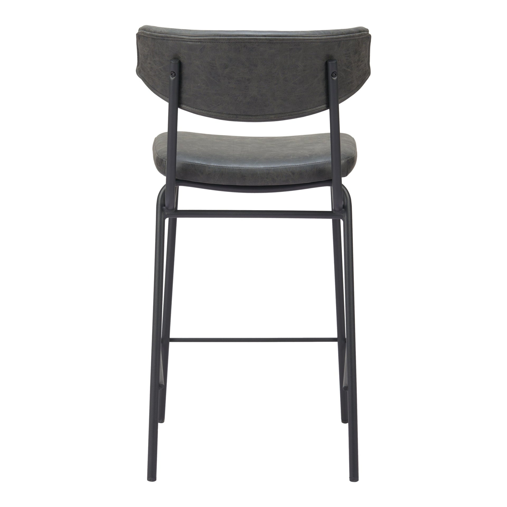 Charon Counter Stool (Set of 2) Vintage Black