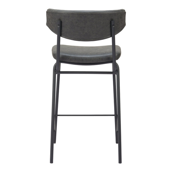Charon Counter Stool (Set of 2) Vintage Black