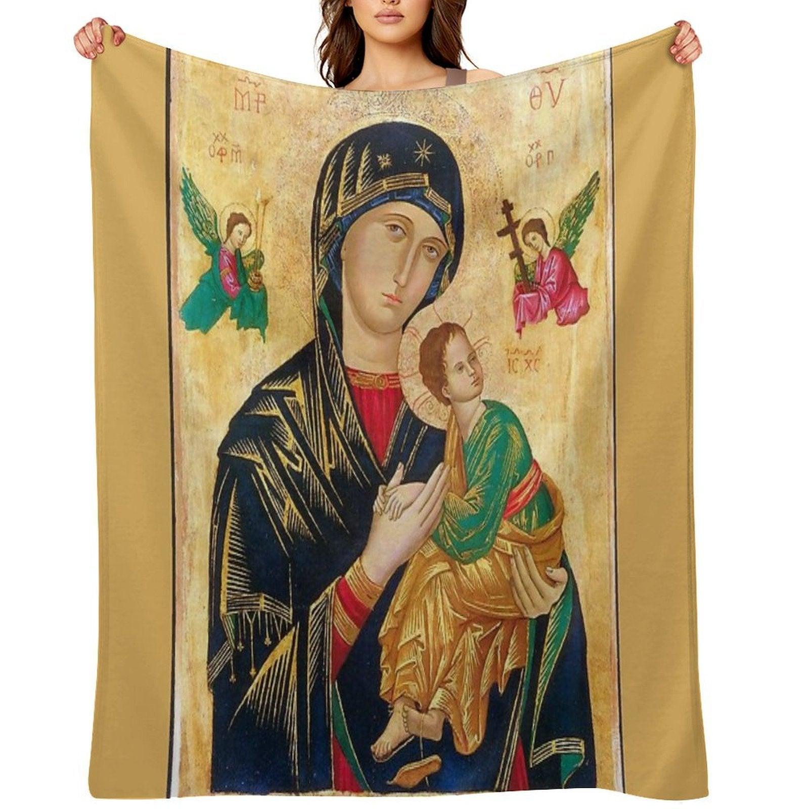 Our  Lady of Perpetual Help 1 Throw Blanket