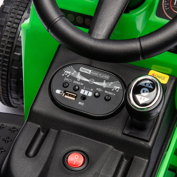 12V children ride the electric tractor 