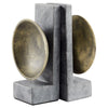 Taal Bookends Designed by J Kent Martin | Black & Brass