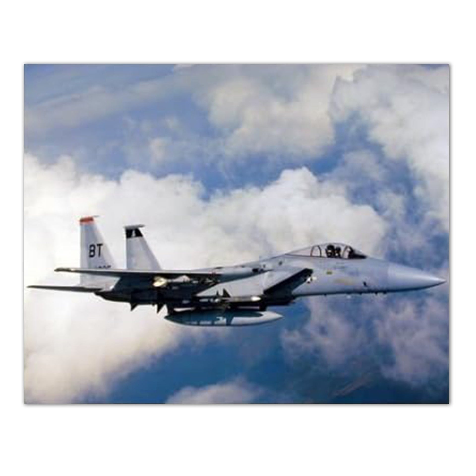 F15 Eagle Wall Art – 16x20 Jet Fighter Print | High Quality Lithograph Airplane Poster