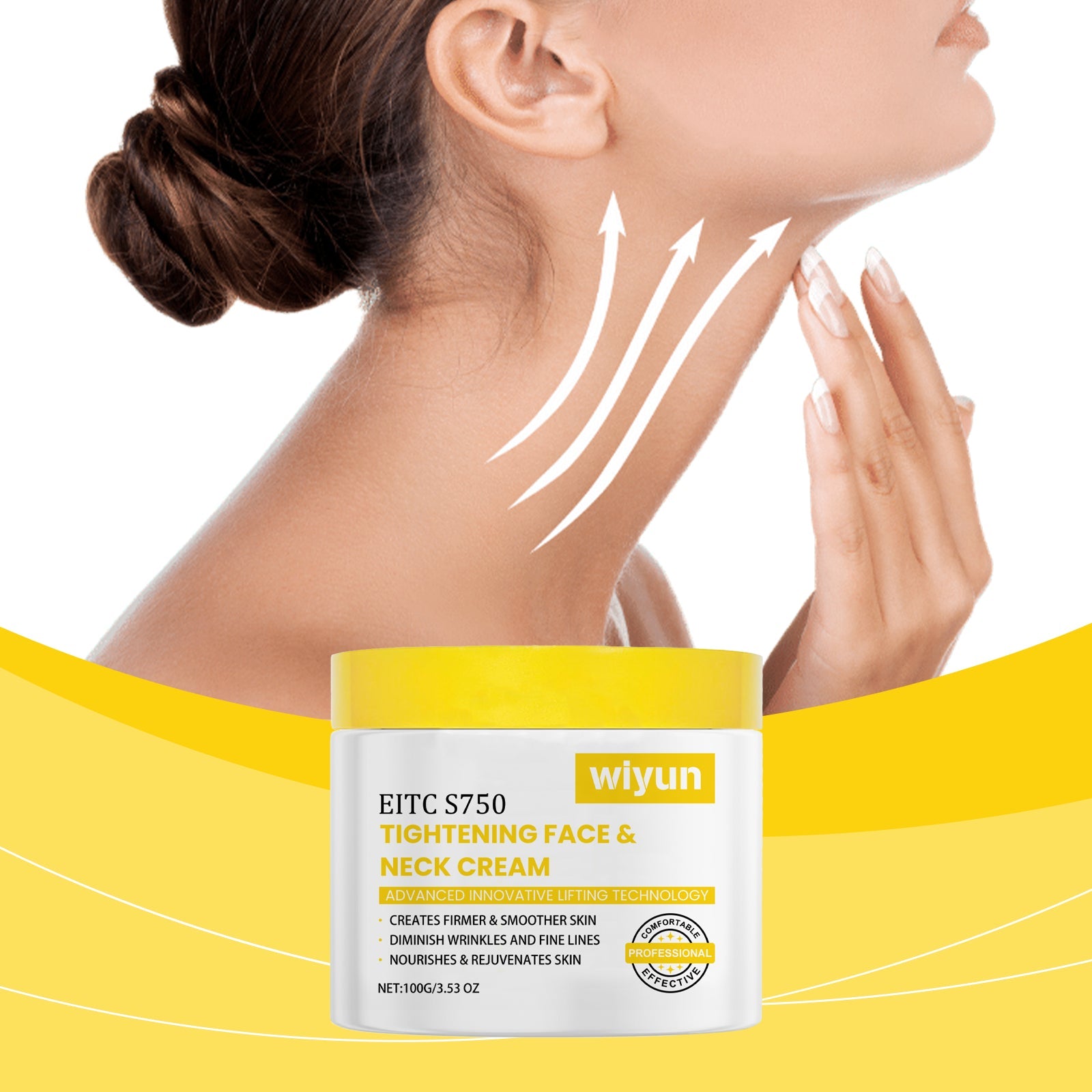 Neck Firming Cream Moisturizes And Gently Lifts And Tightens Neck Skin And Lightens Fine Lines