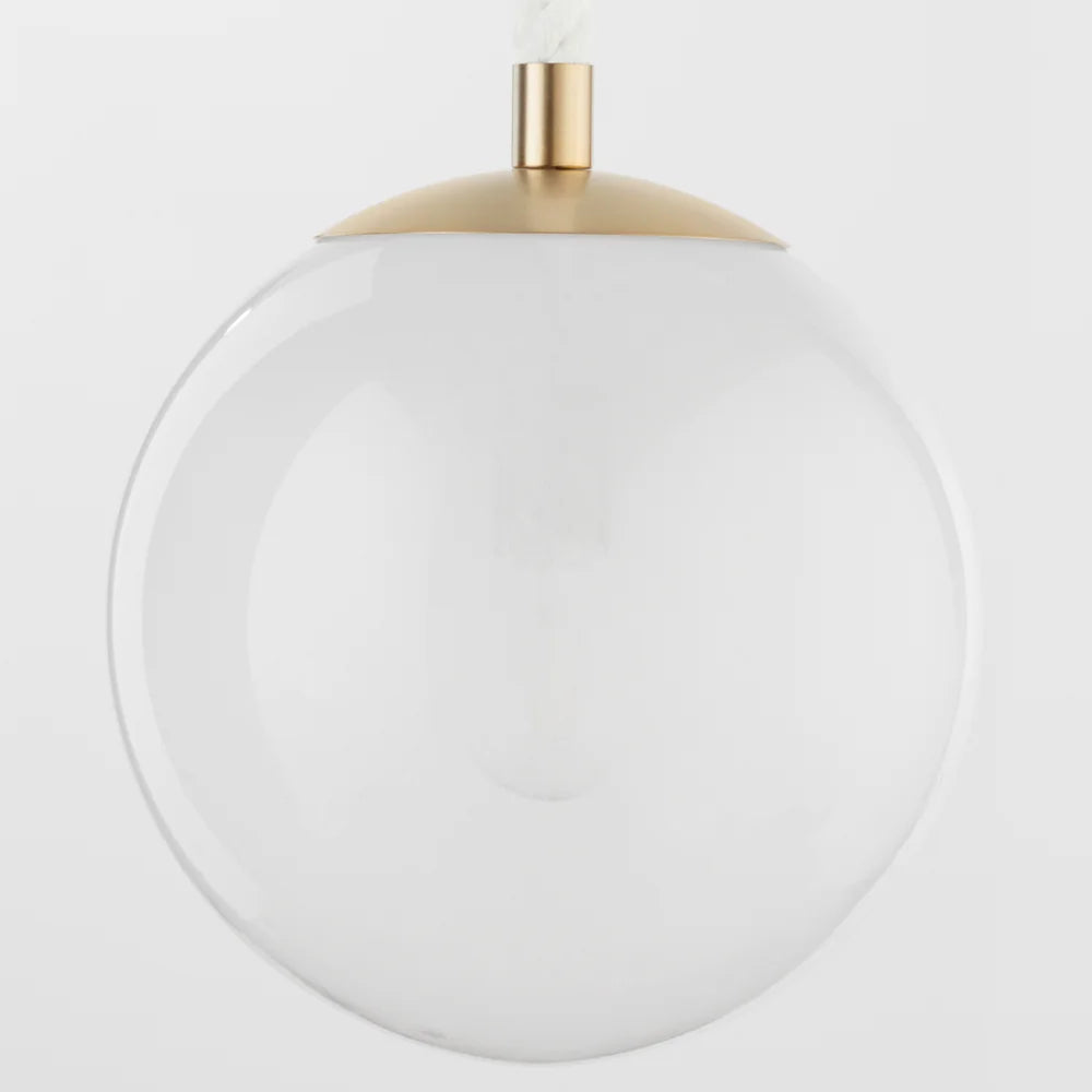 Rockport 1 Light Pendant | Aged Brass