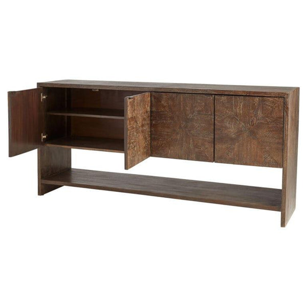 Alta Console Table Designed by J Kent Martin | Cerused Walnut